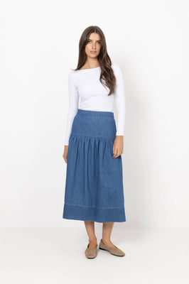 Nelliapw Sk - Medium Blue Denim