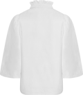 Ella Blus - Sugar White Poplin