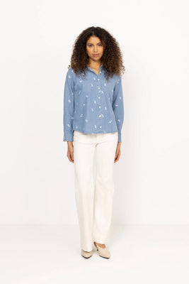Ava Shirt - Denim Fiore