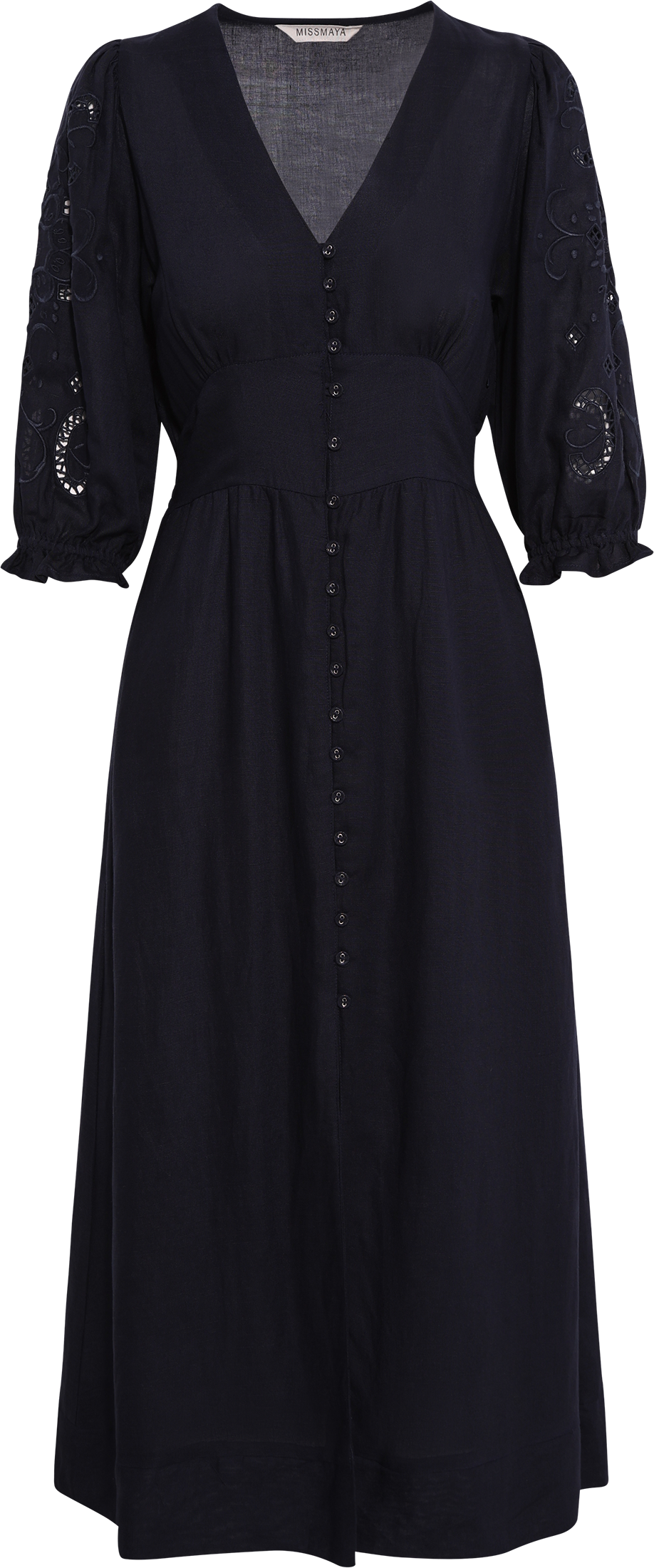 Andrea Dress - Sailing Blue Linen