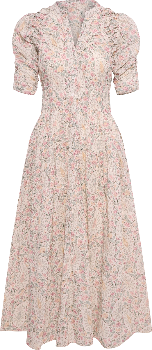 Fabienne Dress - Pink Garden