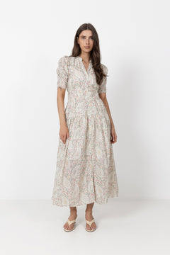 Fabienne Dress - Pink Garden