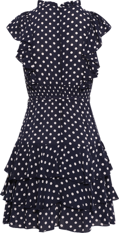 Otilie Dress - Polka Blue