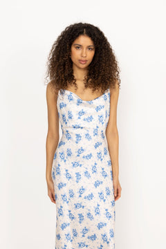 Eila Print Dress - Ecru Mix
