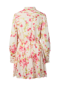 Yassomelli Ls Shirt Dress - Birch Red Flower