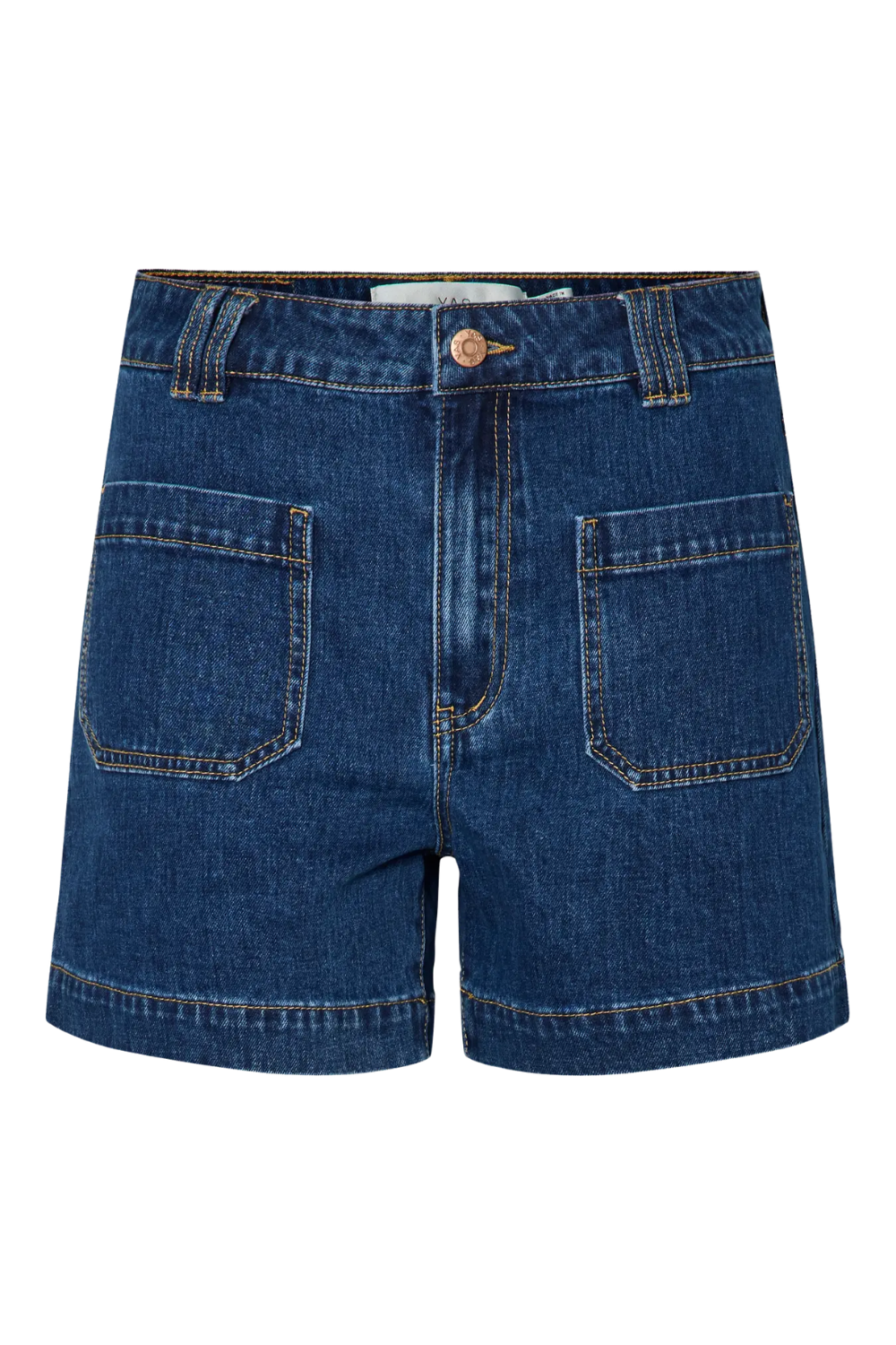 Yasnema Hmw Denim Shorts - Medium Blue Denim