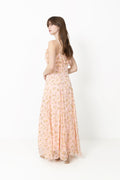 Yassoiree Strap Maxi Dress - Blushing Rose Soiree Aop