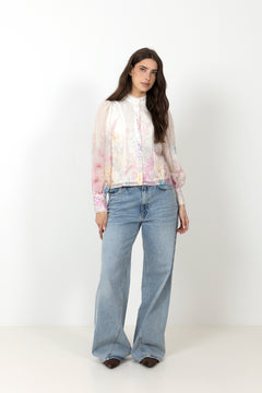 Yasflorence Ls Shirt - Pristine Florence Aop
