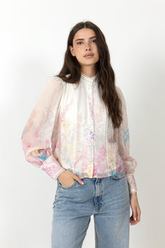 Yasflorence Ls Shirt - Pristine Florence Aop