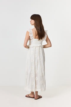 Yasnama Sl Long Dress - Star White