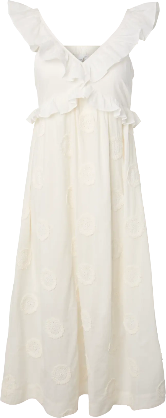 Yasnama Sl Long Dress - Star White