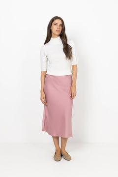 Yaspella Hw Midi Skirt - Lilas