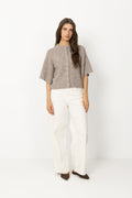 Amaya Fluffy Knit Kofta - Beige Melange