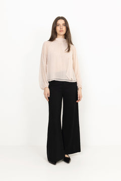 Patti Double Dot Blouse - Creme