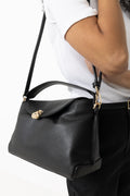 Hanna Grande Bag - Grained Leather Black