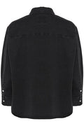 CollettePW SH - Washed Black Denim