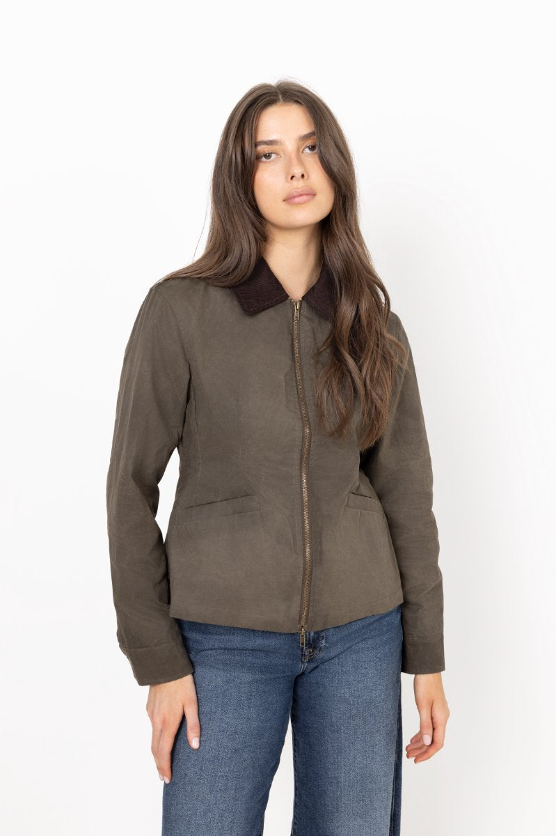 Mexa Coated Jacket - Dusty Army