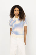 Textured Multistripe Rugger - Cream