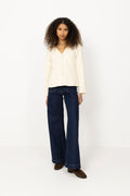 Milano V-Neck Cardigan - Macadamia