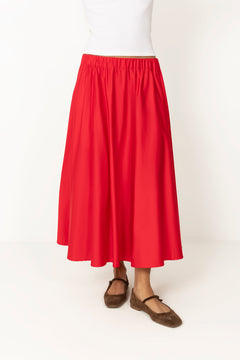 Isabella Skirt - Vivid Red