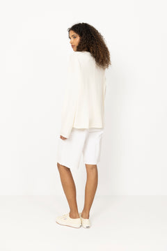 Toulon Cotton Cashmere Sweater - Starch