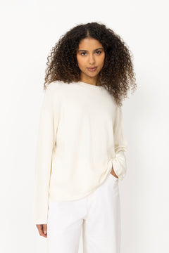 Toulon Cotton Cashmere Sweater - Starch