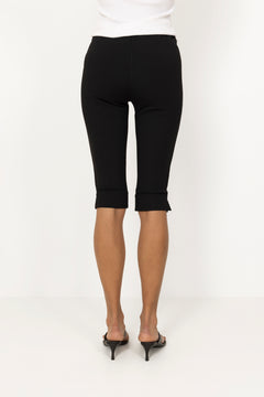 Stretch Capri Pants - Jet Black