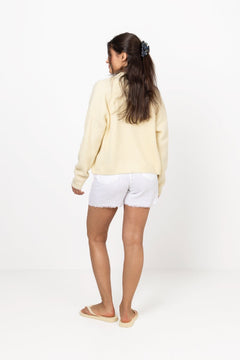 Alphagz Short Cardigan - Frozen Dew Mélange