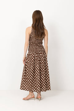 Luisa Midi Dress - Cioccolato Dot