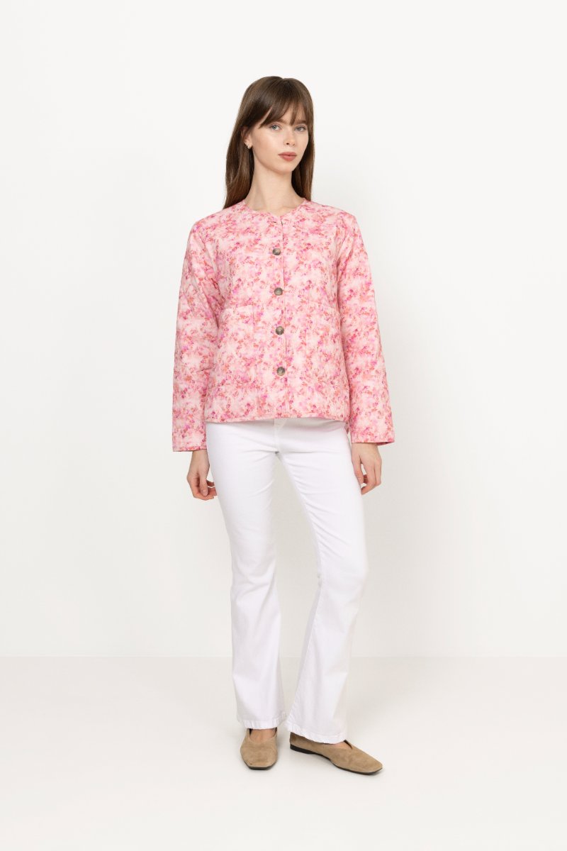 Kammy Jacket - Rosa/Vit