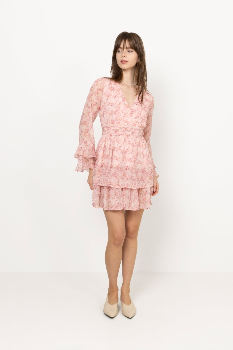 Florella Short Dress - Rosa/Pink