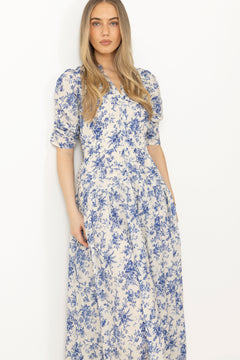 Fabienne Dress - Baroque Blue