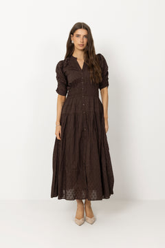 Fabienne Dress - Espresso
