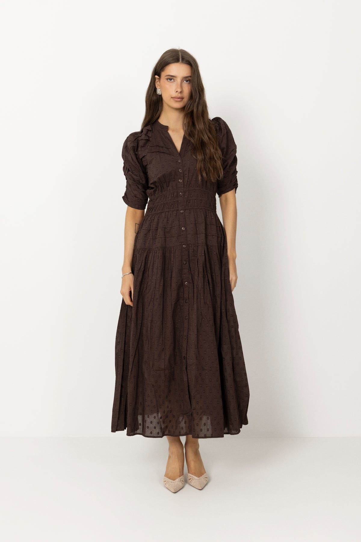 Fabienne Dress - Espresso
