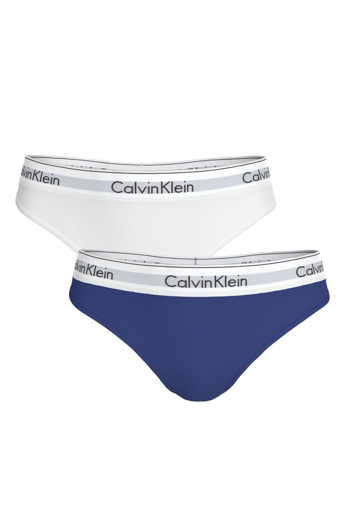 Thong 2Pk - White/Blue River Fog