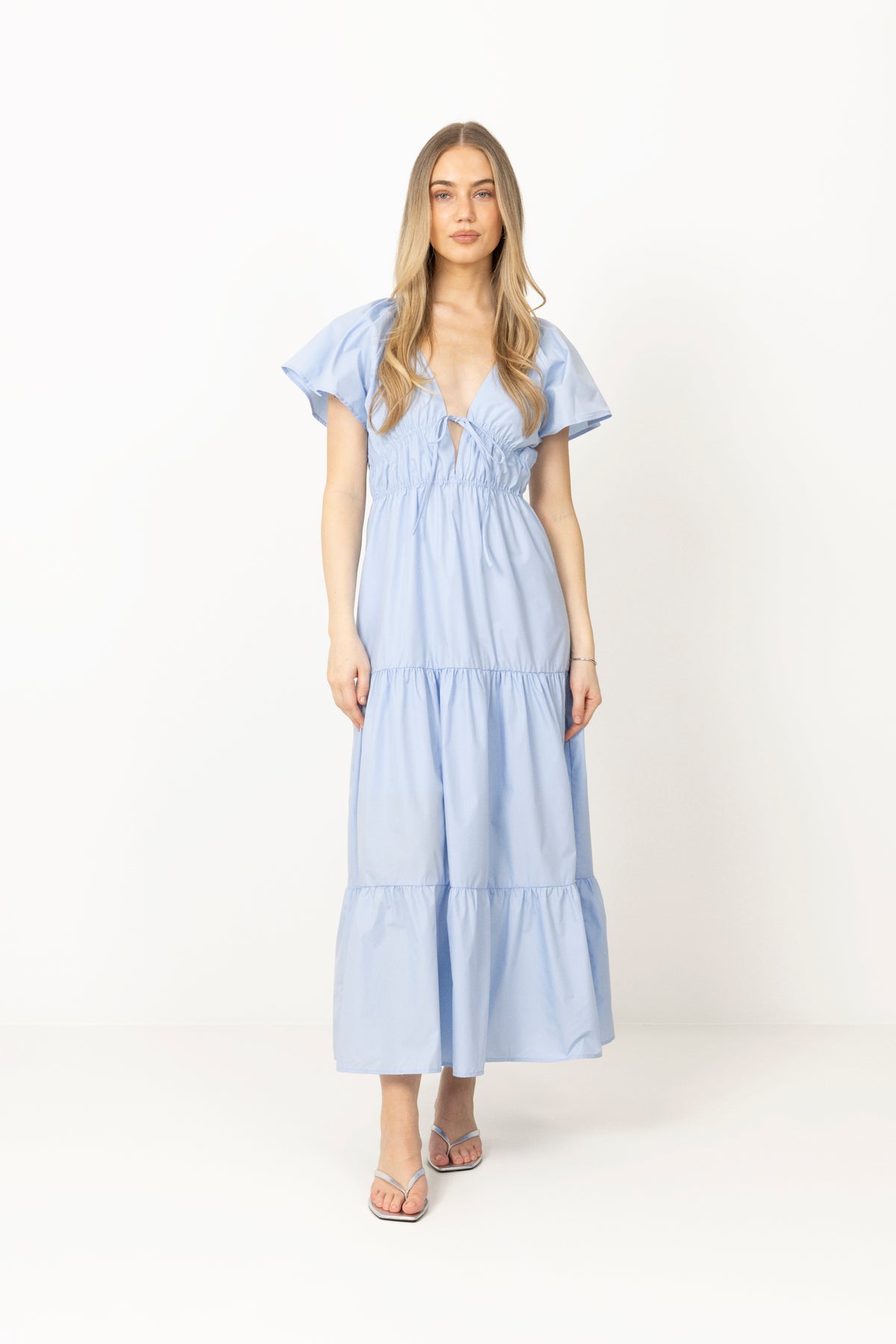 Fransisko Maxi Dress - Light Blue