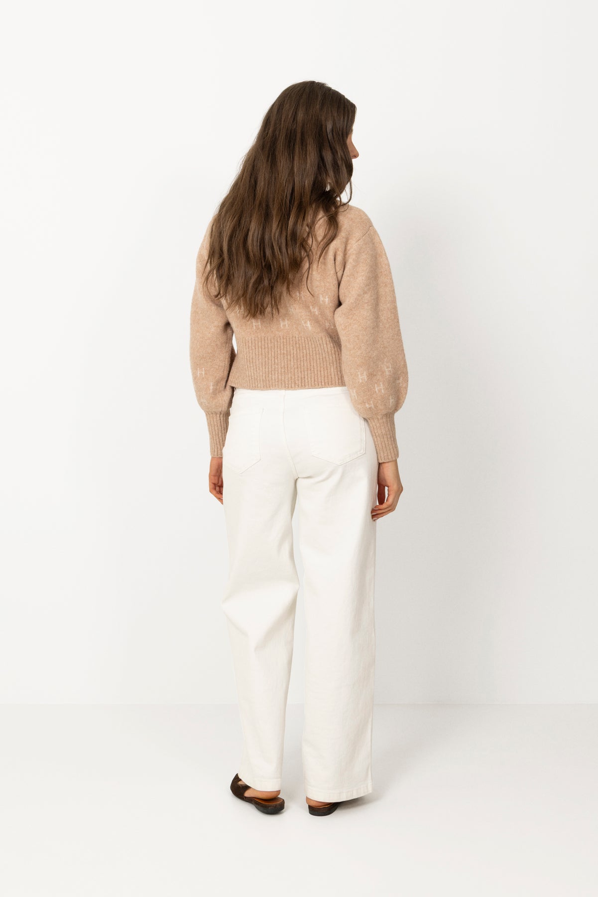 Märtha Jacket Short - Beige Melange