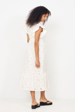 Yasluna Cs Long Dress - Star White