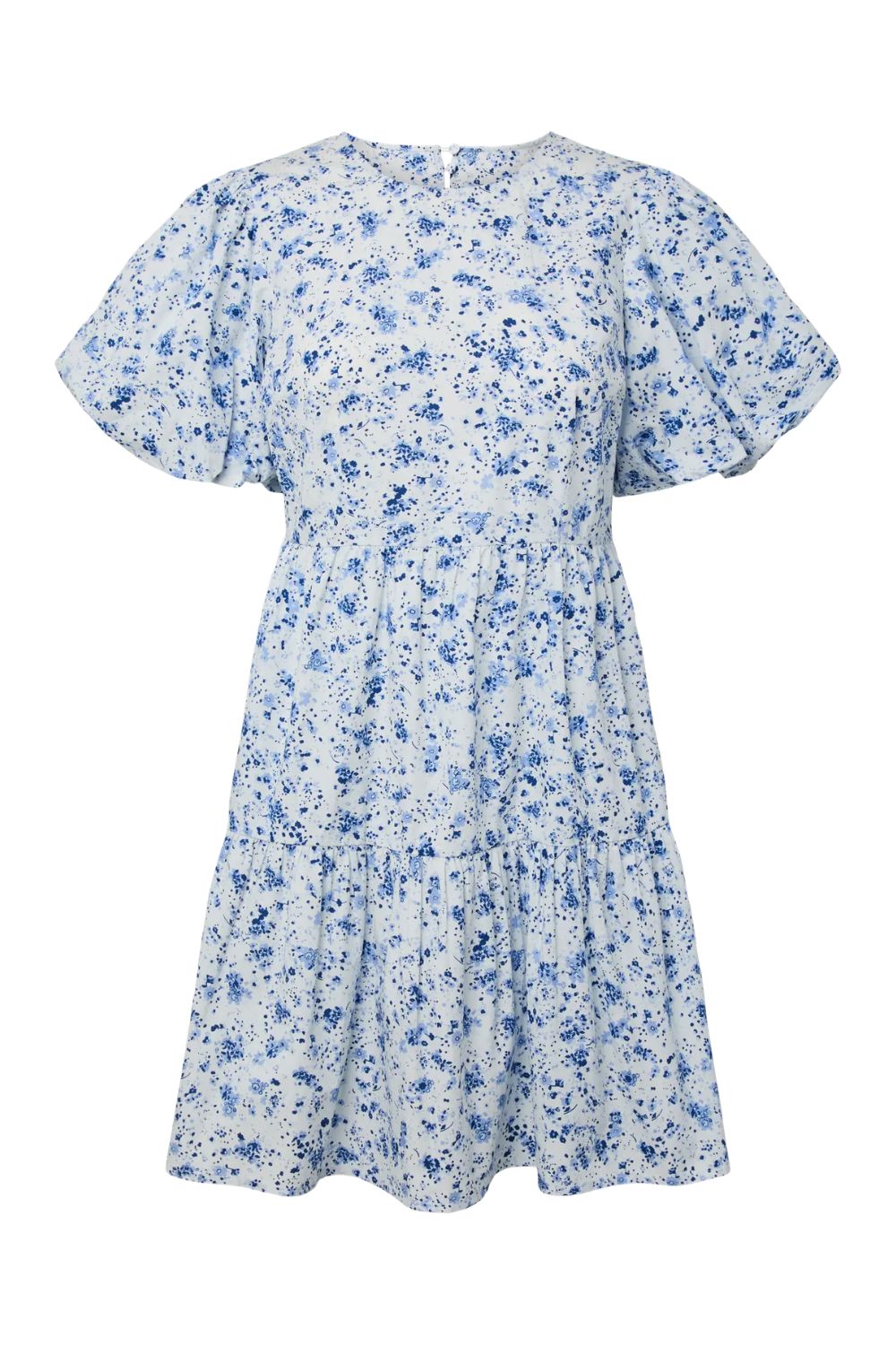 Yascolea Ss Dress - Pristine Blue Donna Print