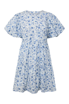 Yascolea Ss Dress - Pristine Blue Donna Print