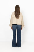 Cotton Twill Jacket - Beige