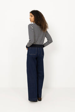 Woven Flare Pants - Kinsey Wash