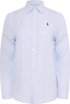 Woven-Sport Shirt - Lt Blue/White
