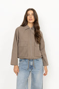 Cotton Pol Delish Jacket - Walnut