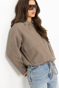 Cotton Pol Delish Jacket - Walnut