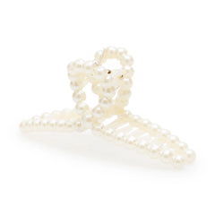 Evelyn Hair Clip - White