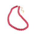 Helmi Glassbeads Necklace - Röd