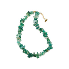 Henny Chipstone Necklace - Green Jade
