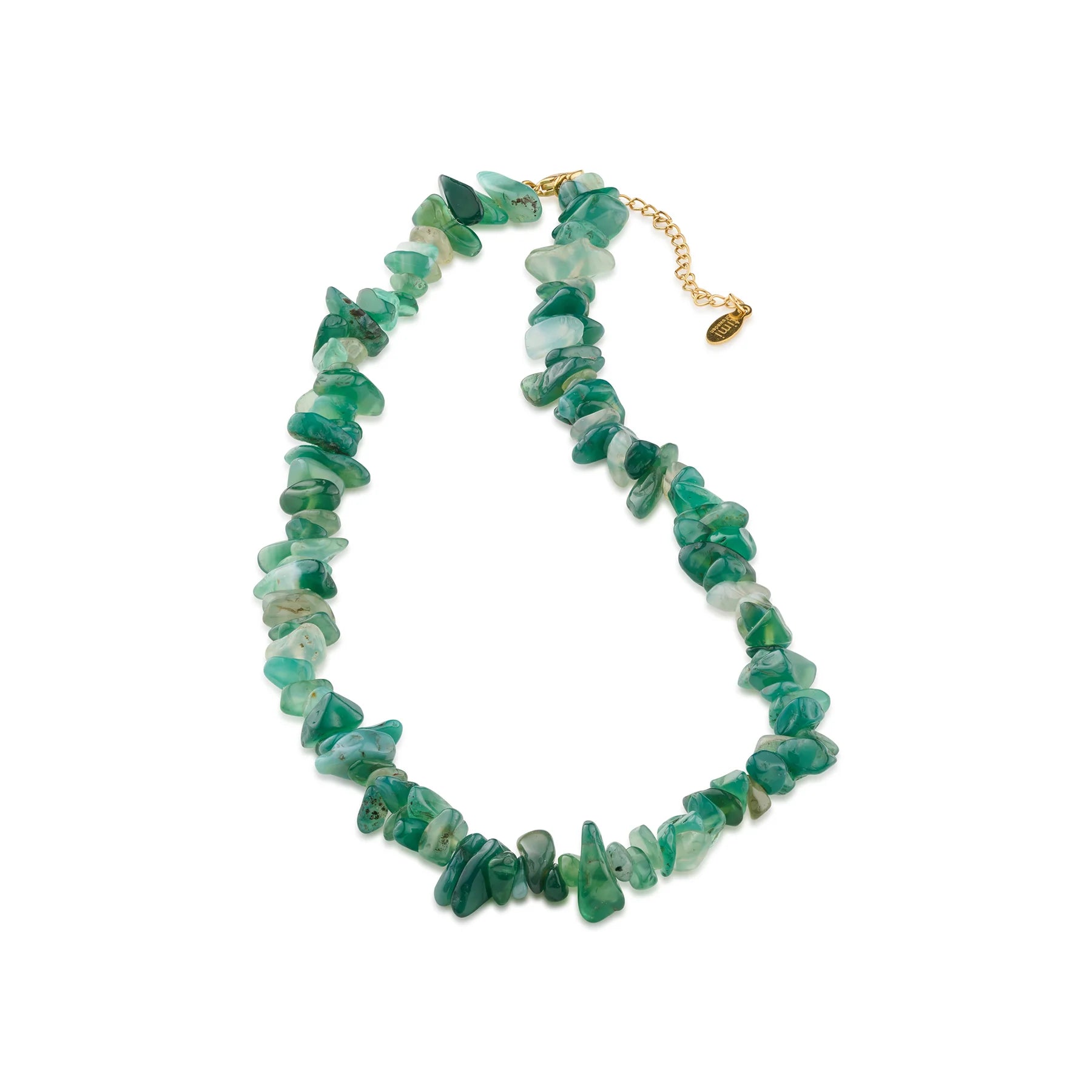 Henny Chipstone Halsband - Green Jade