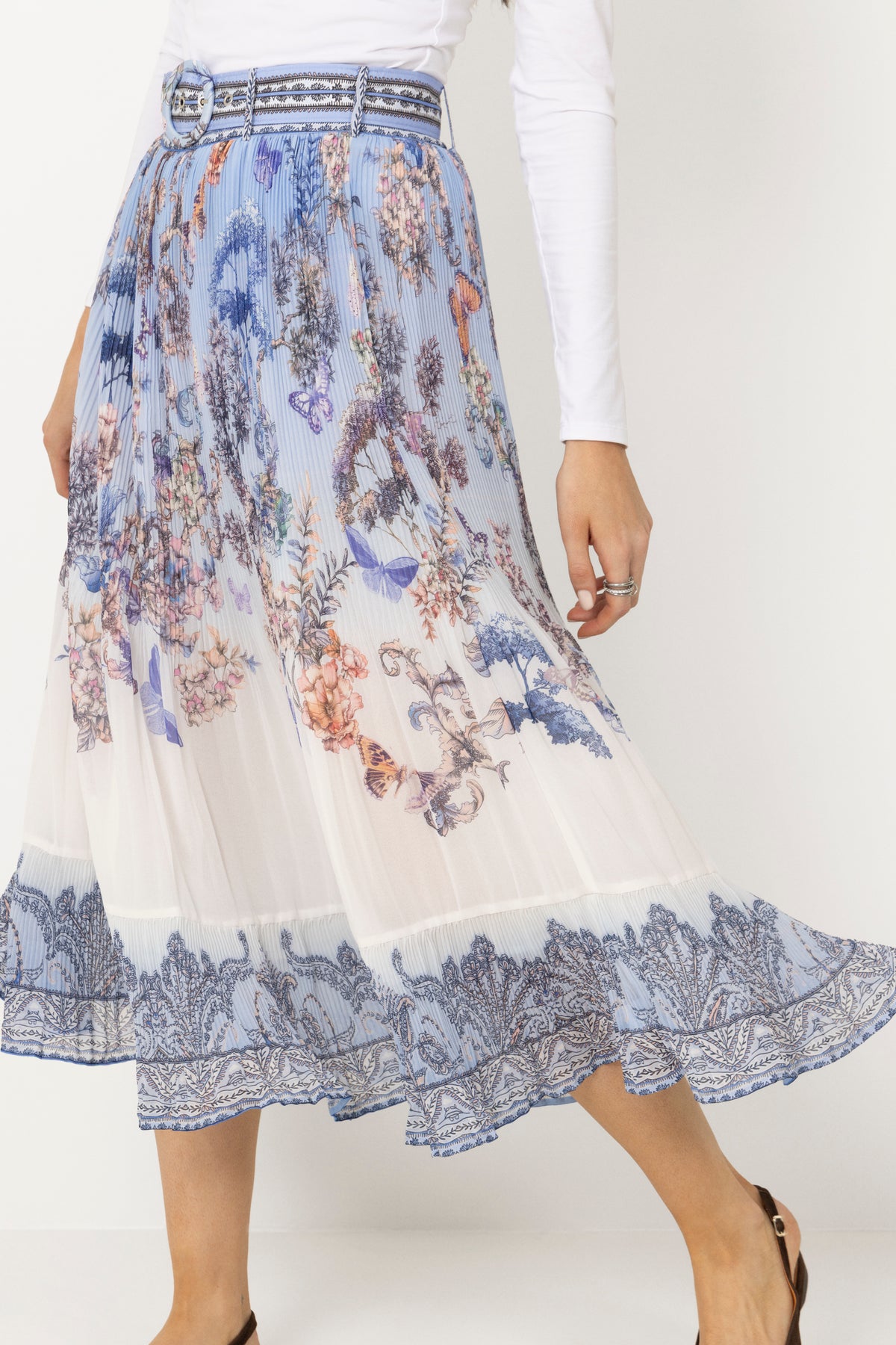 Theodosia Skirt - Blå
